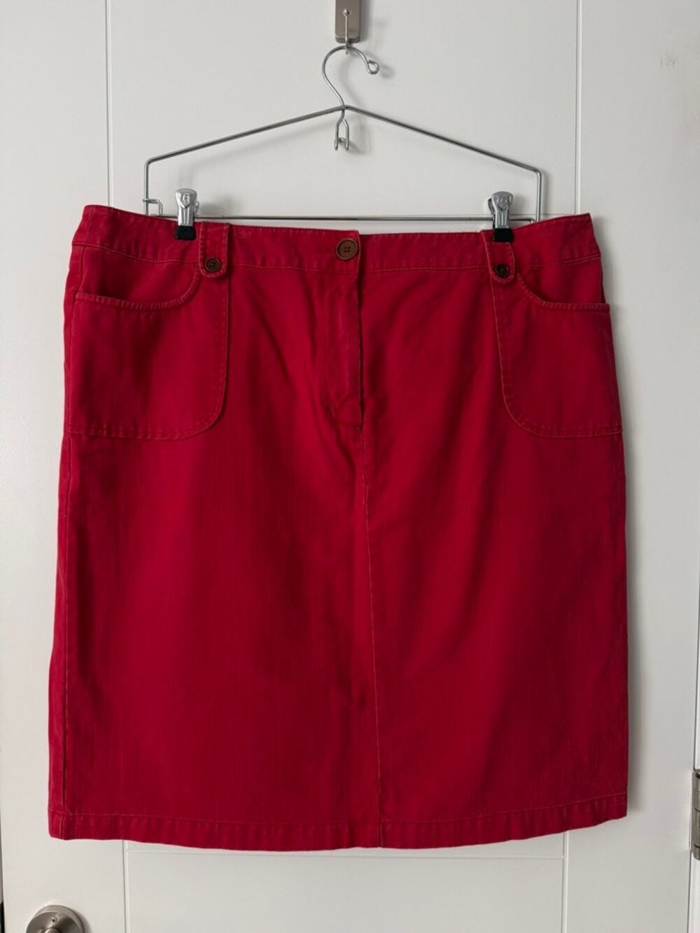 Boden Marylebone Skirt / Heavy Cotton Utility Pencil Skirt US Size 16 Long
